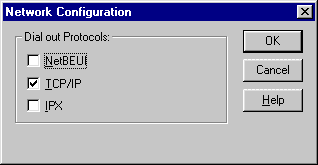 The Network Configuration Window
